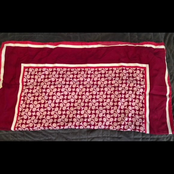 Coach Silk Scarf - Picture 2 of 3
